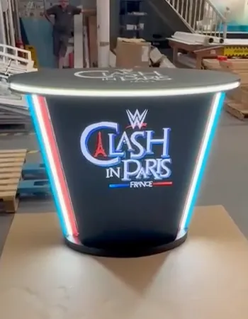wwe clash in paris table inner sanctum custom build