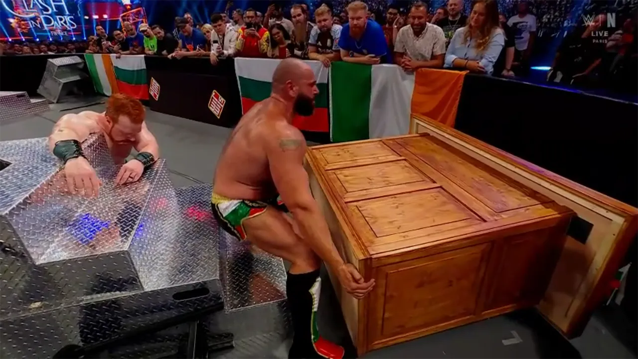 wwe european tour 2025 bespoke props inner sanctum